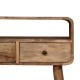 Компактная консоль Mini Curved Oak-Ish с нишей