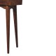 Компактная консоль Mini Chestnut Nordic с 2 ящиками