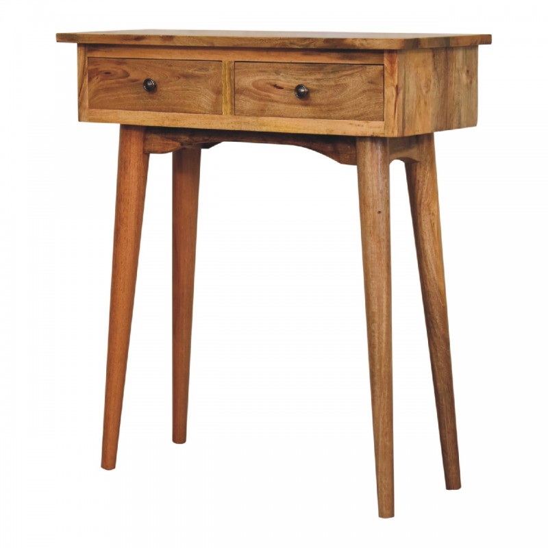 Компактная консоль Mini Oak-Ish с 2 ящиками