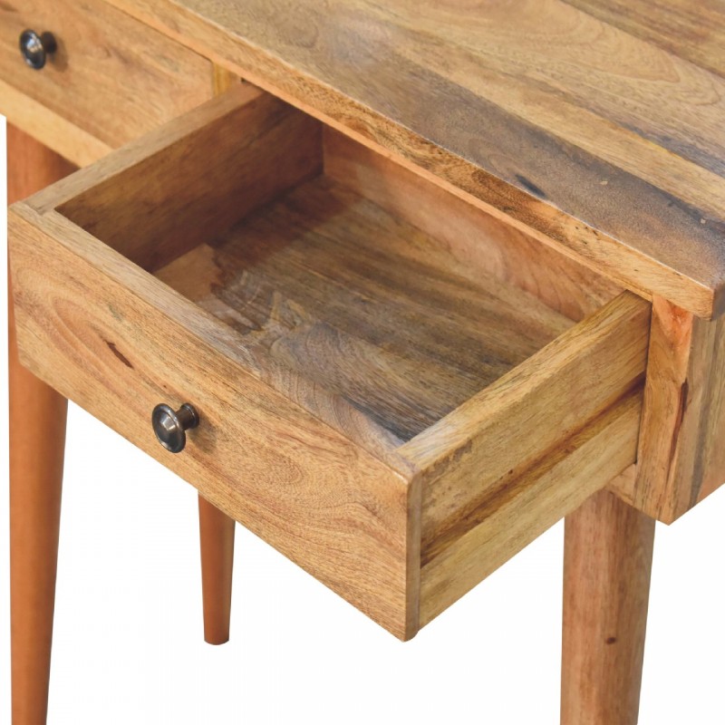 Компактная консоль Mini Oak-Ish с 2 ящиками