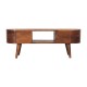 Журнальный столик Chestnut Rounded с открытой полкой