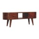Журнальный столик Chestnut Rounded с открытой полкой