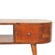 Журнальный столик Chestnut Rounded с открытой полкой