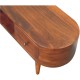 Журнальный столик Chestnut Rounded с открытой полкой