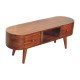 Журнальный столик Chestnut Rounded с открытой полкой