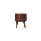 Журнальный столик Chestnut Rounded с открытой полкой