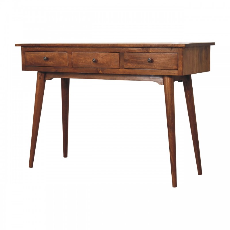 Большая консоль Chestnut Nordic с 3 ящиками