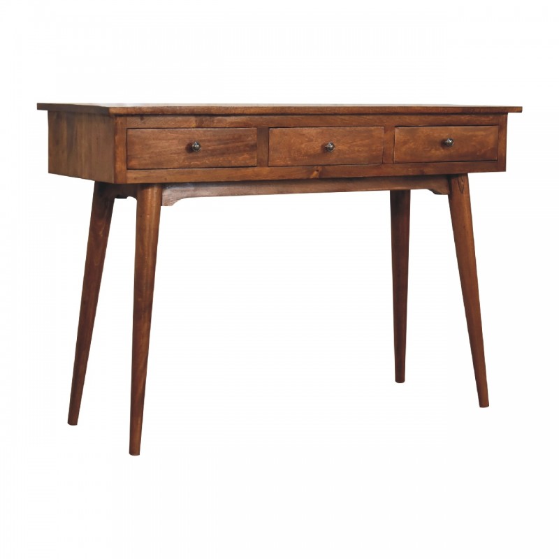 Большая консоль Chestnut Nordic с 3 ящиками