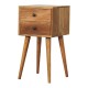 Компактная прикроватная тумба Mini Oak-Ish Nordic с 2 ящиками