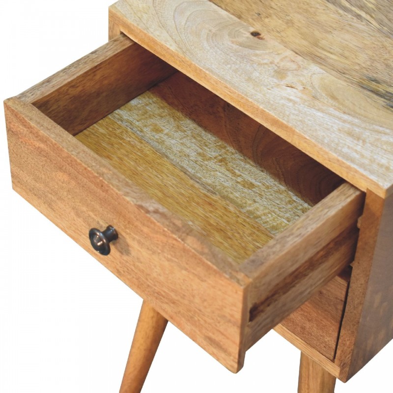 Компактная прикроватная тумба Mini Oak-Ish Nordic с 2 ящиками