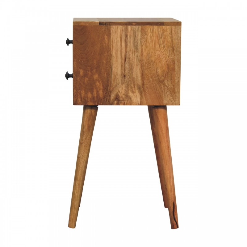 Компактная прикроватная тумба Mini Oak-Ish Nordic с 2 ящиками