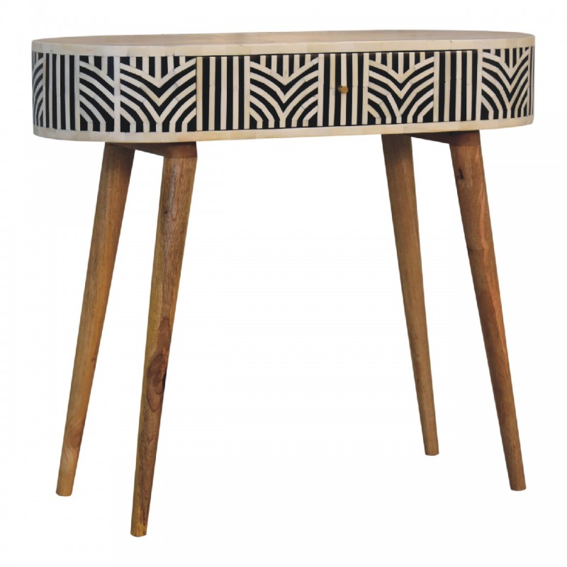 Edessa Bone Inlay Mango Wood Console Table