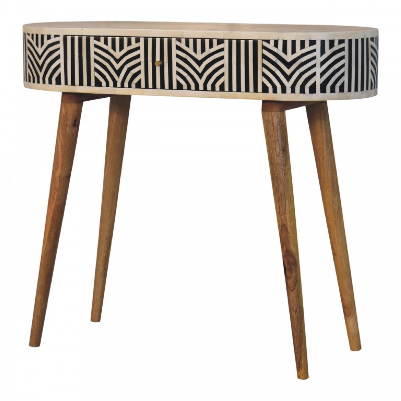 Edessa Bone Inlay Mango Wood Console Table