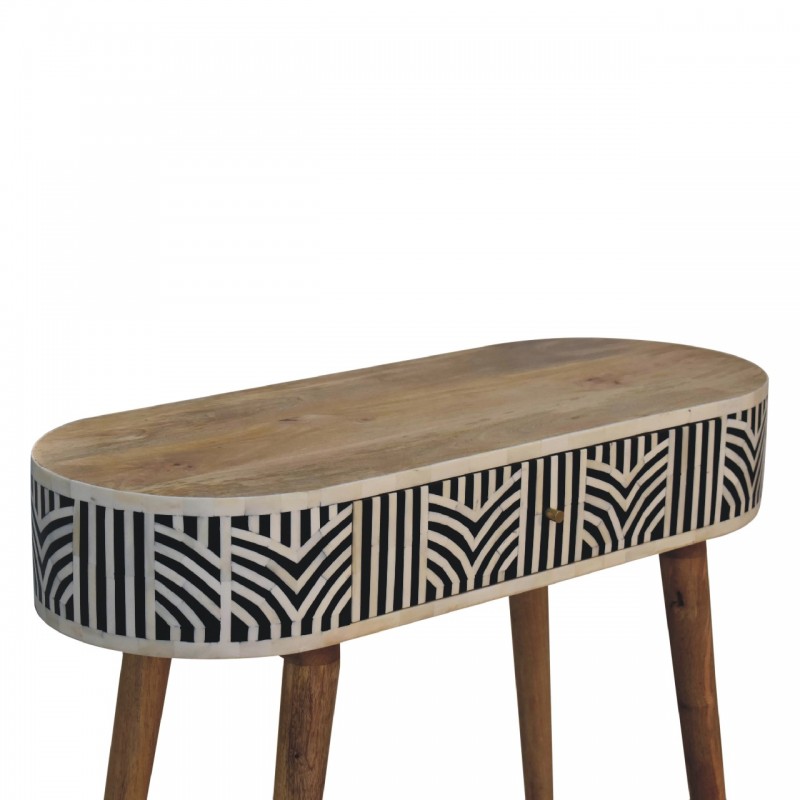Edessa Bone Inlay Mango Wood Console Table