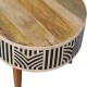 Журнальный столик Edessa Bone Inlay из массива манго