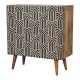Шкаф для хранения Edessa Bone Inlay из массива манго