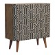 Шкаф для хранения Edessa Bone Inlay из массива манго