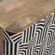 Шкаф для хранения Edessa Bone Inlay из массива манго