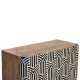 Шкаф для хранения Edessa Bone Inlay из массива манго