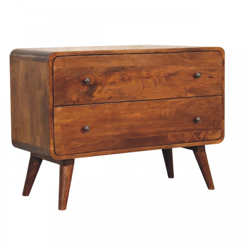 Комод Curved Chestnut с 2 ящиками
