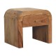 Darcy Chestnut Designer Nachttisch aus Mango-Holz