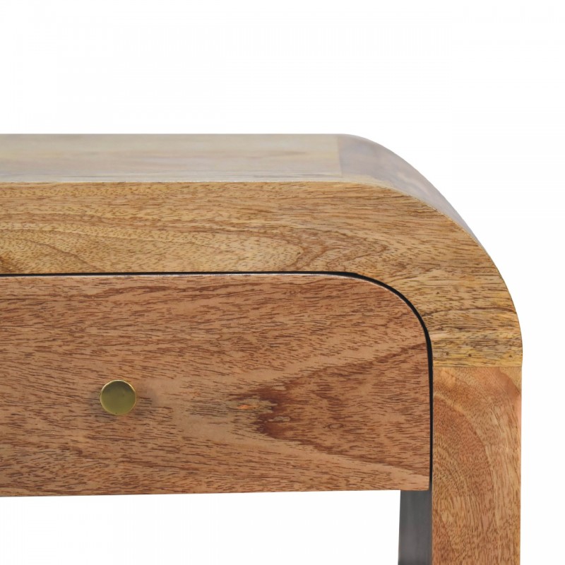 Darcy Chestnut Designer Nachttisch aus Mango-Holz