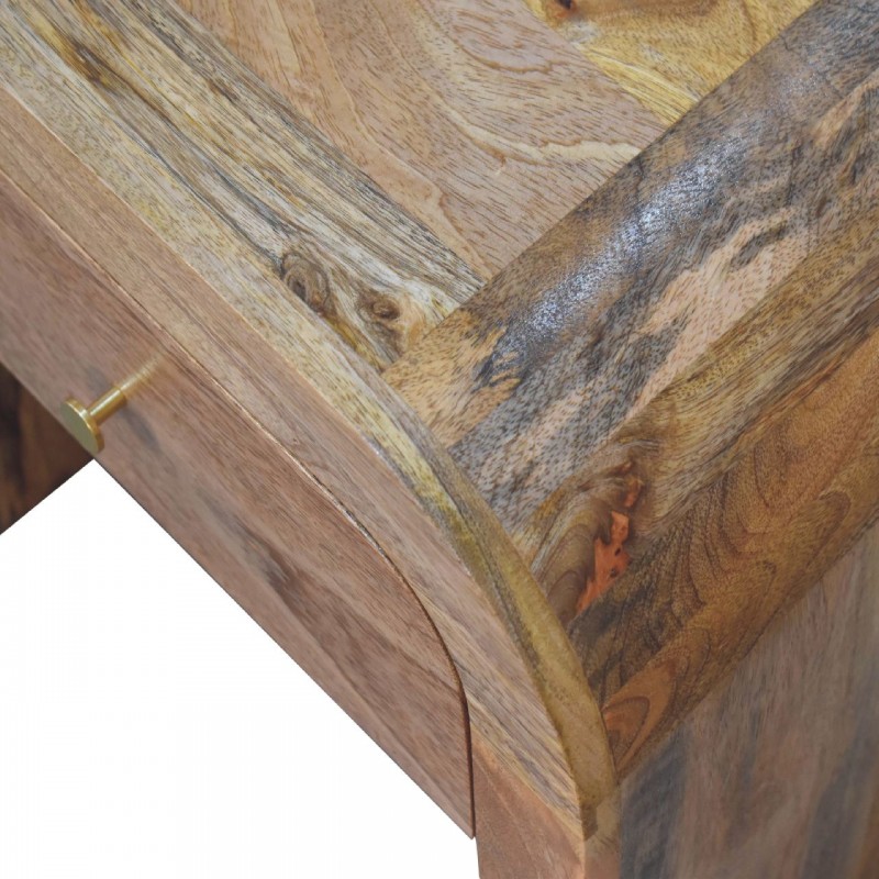 Darcy Chestnut Designer Nachttisch aus Mango-Holz