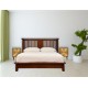 Manila Gold Chestnut Nachttisch mit Messingfronten