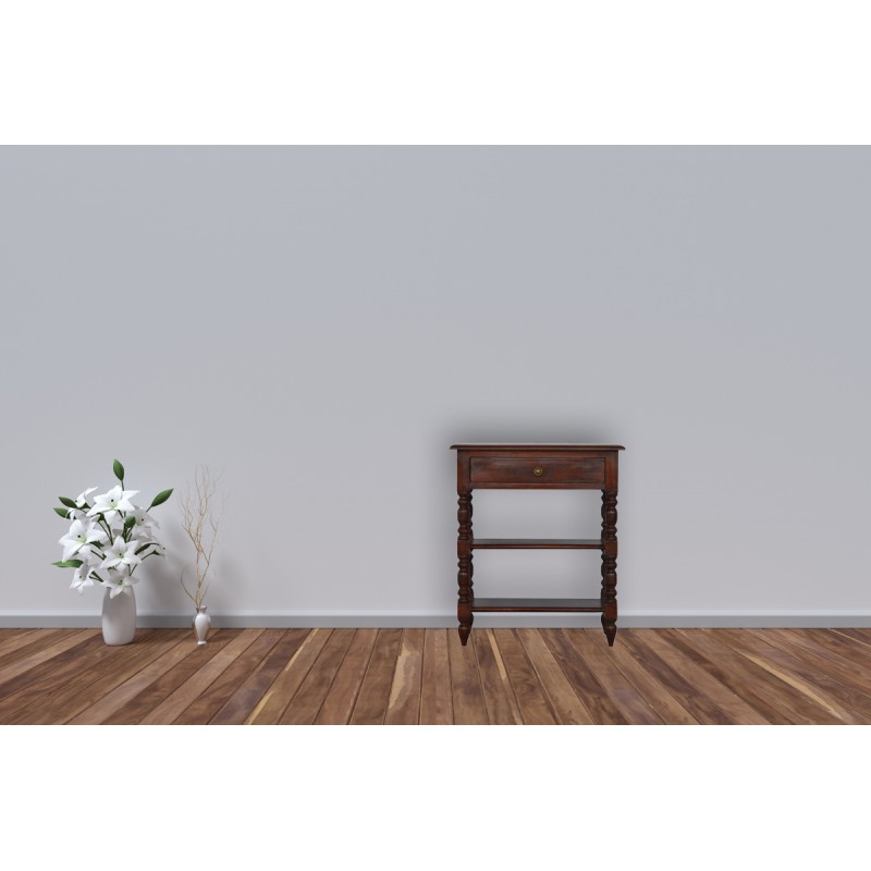 Консольный стол Turned Legs 1 ящик Chestnut