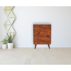 Комод Curved Chestnut с 5 ящиками