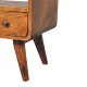 Компактная ТВ-тумба Mini Curved Chestnut с нишей
