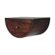 Chestnut Crescent Wall-Mounted Bedside Table