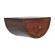 Chestnut Crescent Wall-Mounted Bedside Table