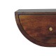 Chestnut Crescent Wall-Mounted Bedside Table
