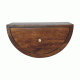 Chestnut Crescent Wall-Mounted Bedside Table