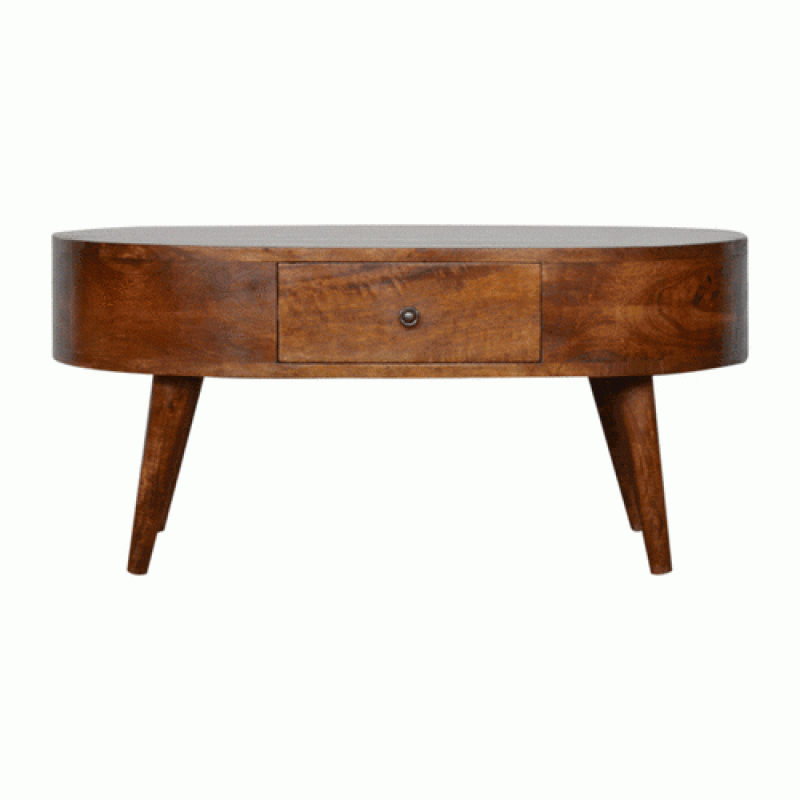 Журнальный столик Chestnut Rounded