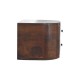 Lunar Chestnut Floating Nachttisch mit 2 Schubladen