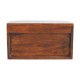 Lunar Chestnut Floating Nachttisch mit 2 Schubladen