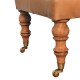 Кожаный пуф Buffalo Tan с колесиками