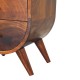 Прикроватная тумба Split Chestnut с 2 ящиками и нишей