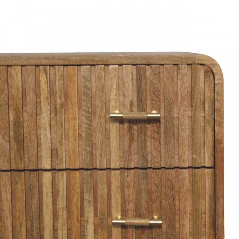 Комод T-Bar Ribbed Oak-Ish