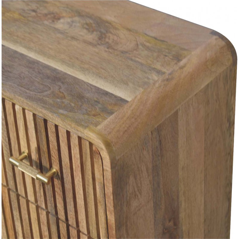 Комод T-Bar Ribbed Oak-Ish