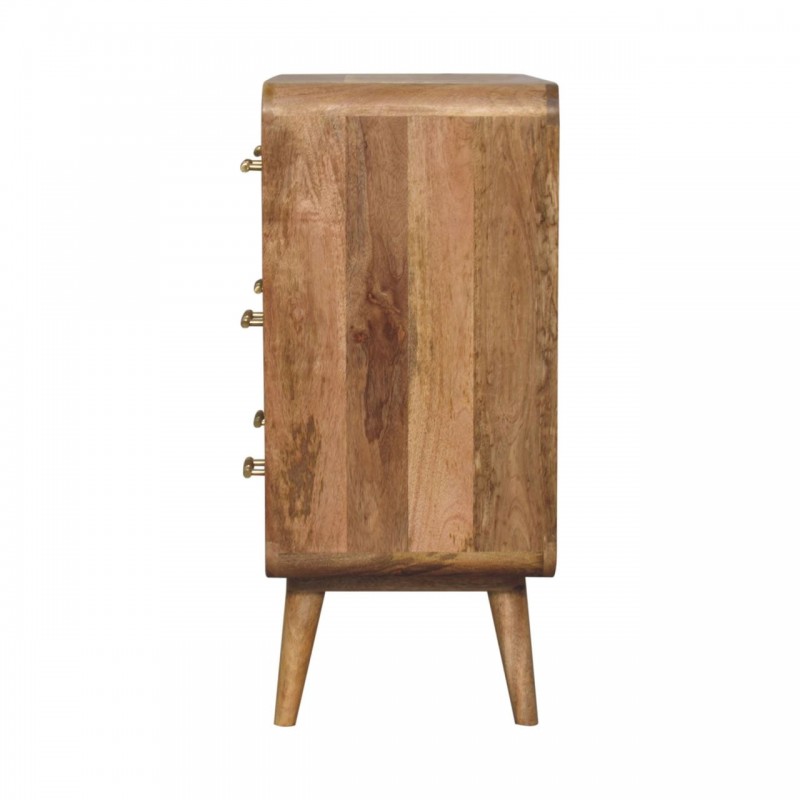 Комод T-Bar Ribbed Oak-Ish