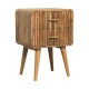 Прикроватная тумба T-Bar Ribbed Oak-Ish