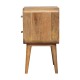 Прикроватная тумба T-Bar Ribbed Oak-Ish