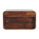 Большая подвесная тумба Curved Chestnut с нишей