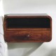 Большая подвесная тумба Curved Chestnut с нишей