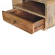 Большая подвесная тумба Curved Oak-Ish с нишей