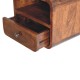 Подвесная мини-тумба Curved Chestnut с нишей