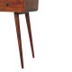 Консольный стол Triple Curved Chestnut